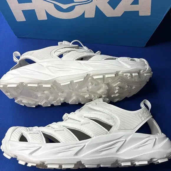 New HOKA One One Hopara White White 1123112-WHWH Men's Size 9.5 - Picture 1 of 8